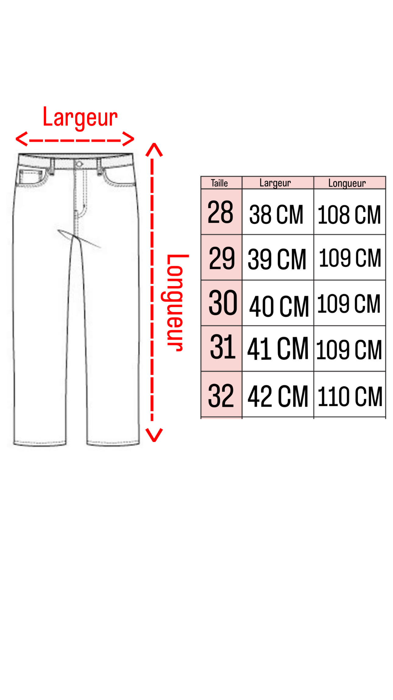 Baggy jeans bleu-bh