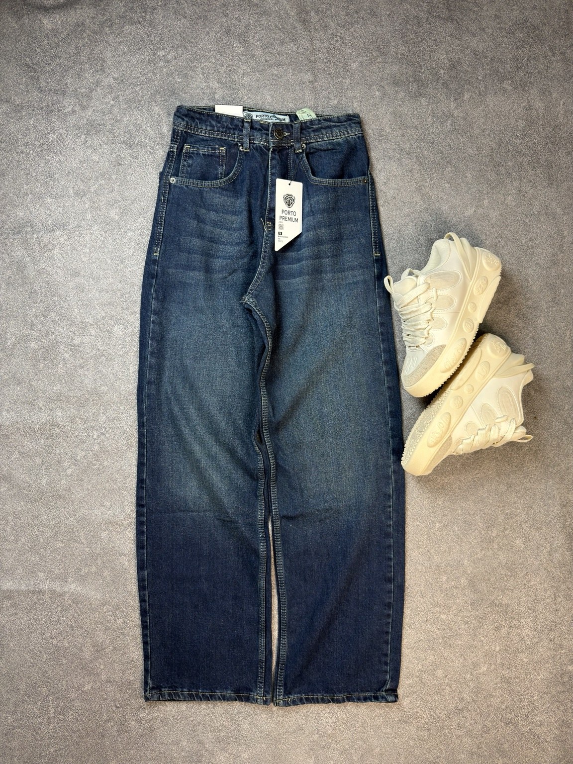 Extra baggy bleu foncé 2