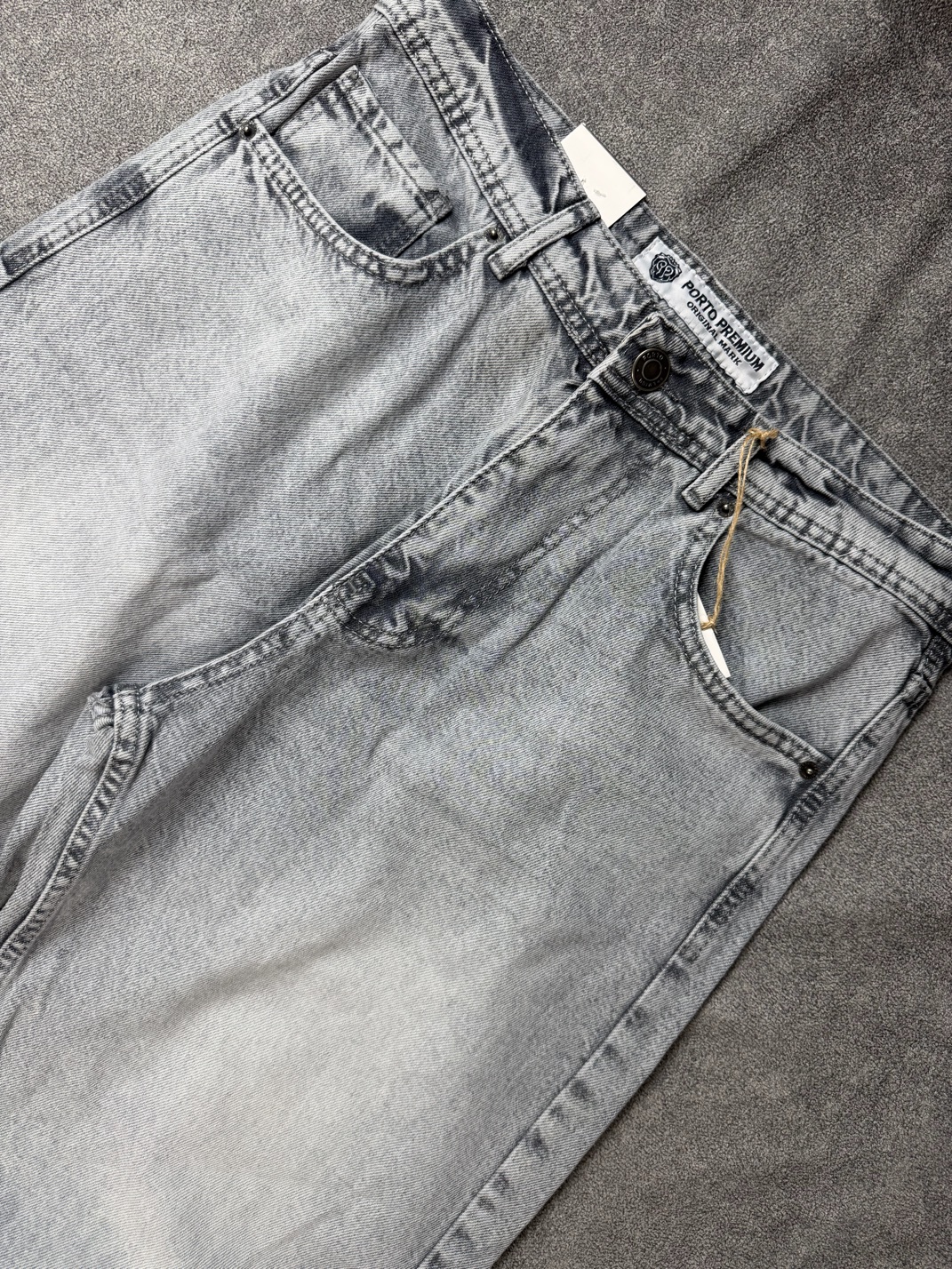 Extra baggy p-gris clair